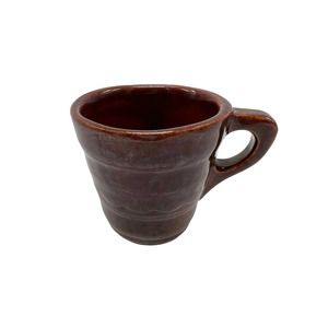 Vintage Hull Pottery Brown Mug Great Condition Made in USA